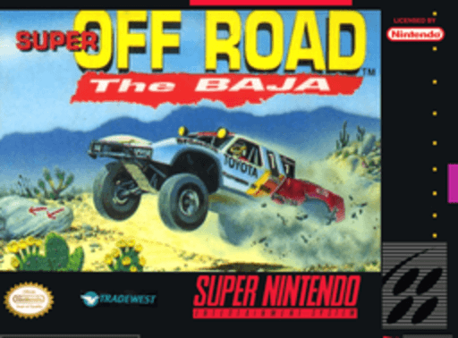 Super Off Road The Baja box art for Super Nintendo